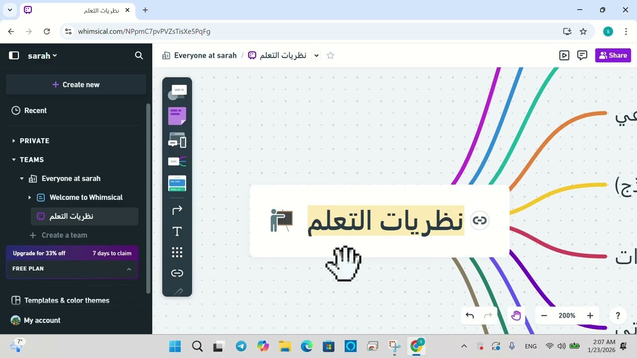 شرح تصميم خرائط ذهنية باستخدام الذكاء الاصطناعي
