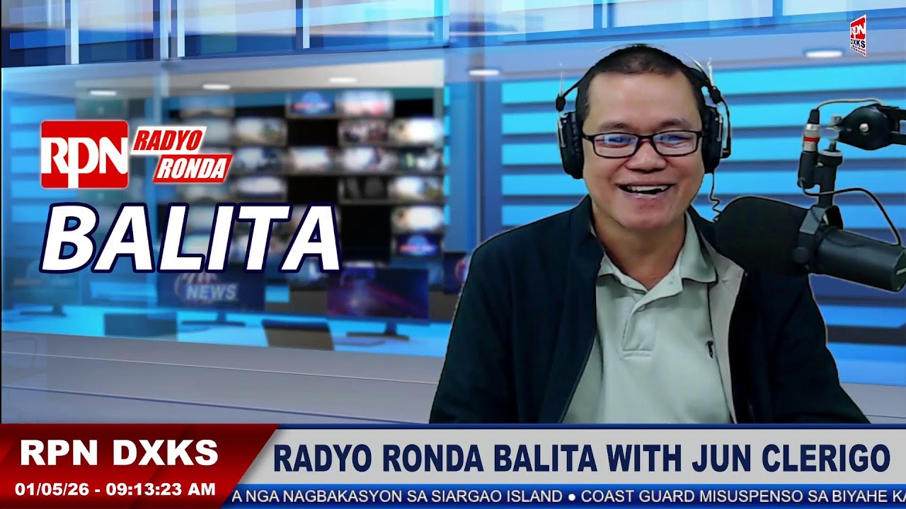 RADYO RONDA BALITA with Jun Clerigo @ DXKS Surigao | January 05, 2026