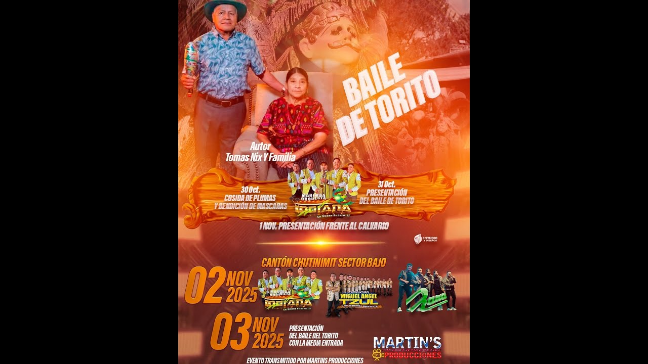PRESENTACIÓN DEL BAILE DEL TORITO CANTON CHIJTINIMIT SECTOR BAJO CHICHICASTENANGO!!