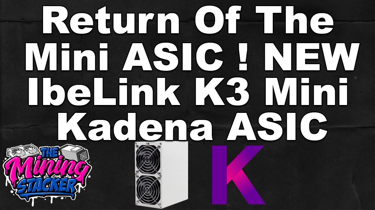 NEW Kadena ASIC Miner IbeLink K3 Mini Crypto Miner .Is It Better Than Goldshell Miners?Worth Buying?