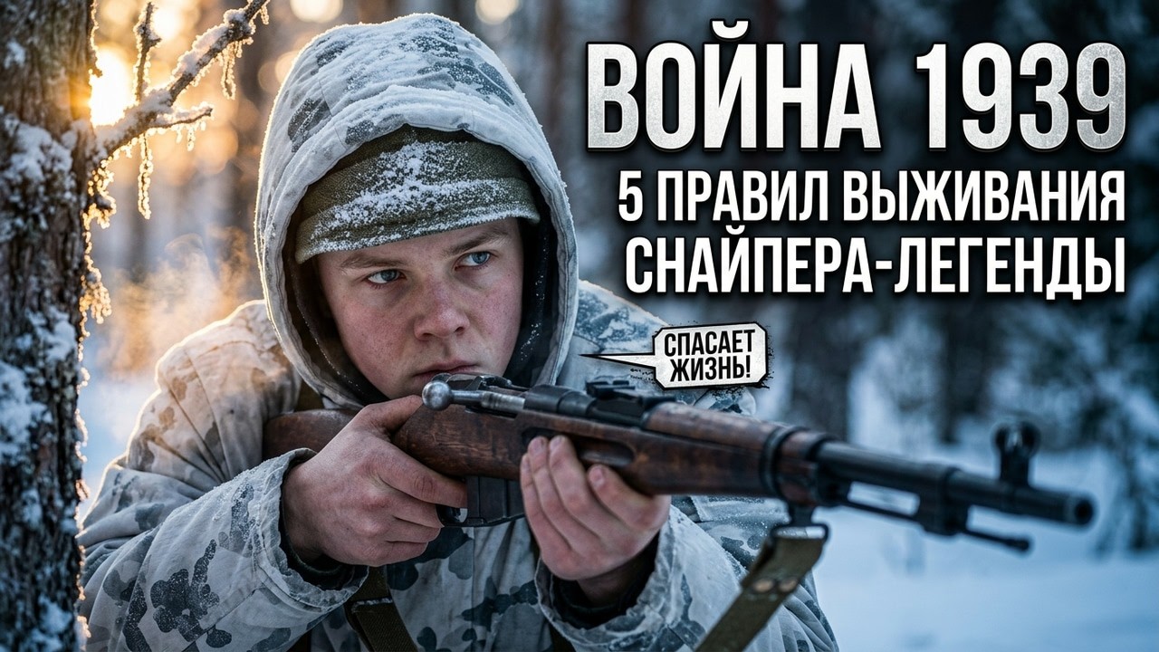 5 правил выживания снайпера-легенды. Спасает жизнь с первых же минут!