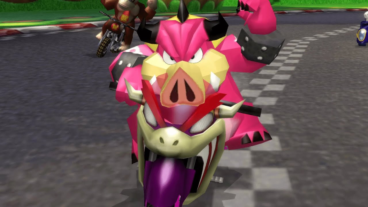 Midbus (Mario & Luigi: Bowser's Inside Story) in Mario Kart Wii