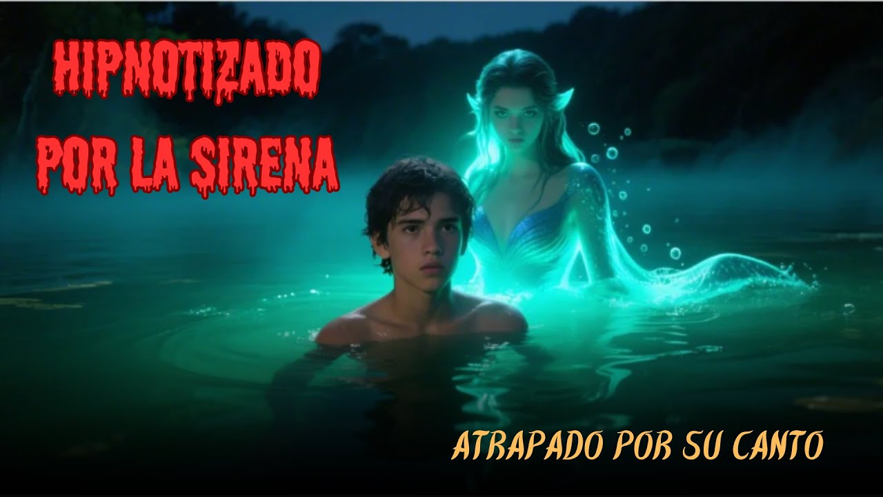 La sirena lo reclamó… y nunca volvió a salir de la laguna 🌊💀 #terror #miedo #suspenso