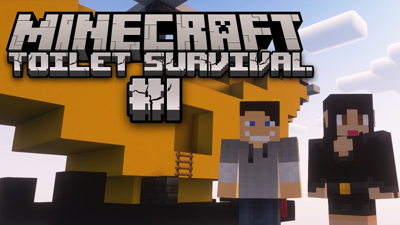 Nasz nowy dom, Kibel! | 1 | Minecraft: Toilet Survival  |  @MagdalenaMariaMonika