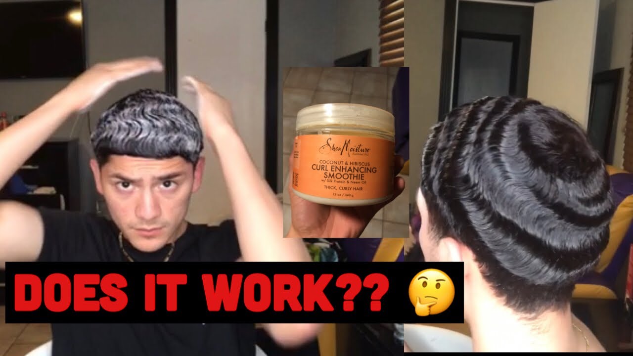 How to get 360 straight hair waves with curl enhancing smoothie 🌀