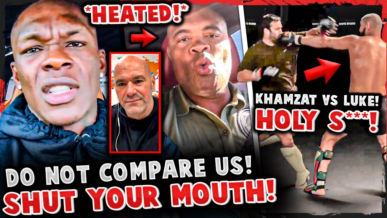 Israel Adesanya RESPONDS to Anderson Silva GOING OFF on him! Khamzat Chimaev vs Luke Rockhold!