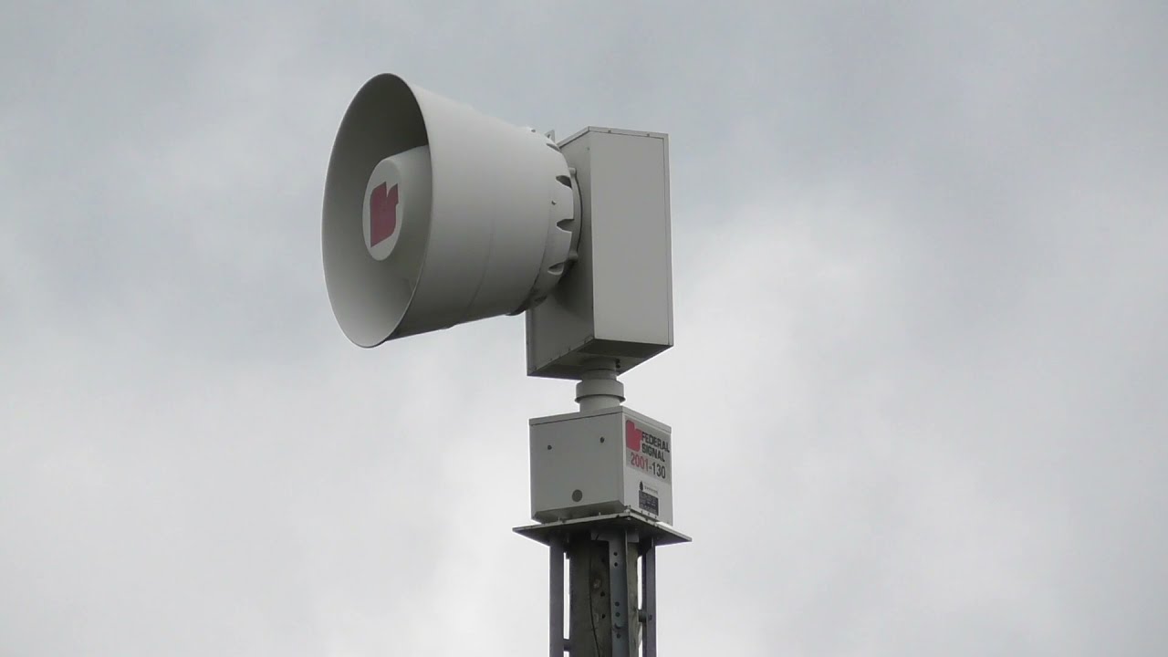 High Pitched Federal Signal 2001-130 Siren Test | Alert | Miamisburg, OH | 6/7/21