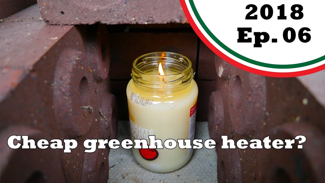 Keeping frost away on the cheap with a 100 hour candle! (2018.E06 Garden Updates)