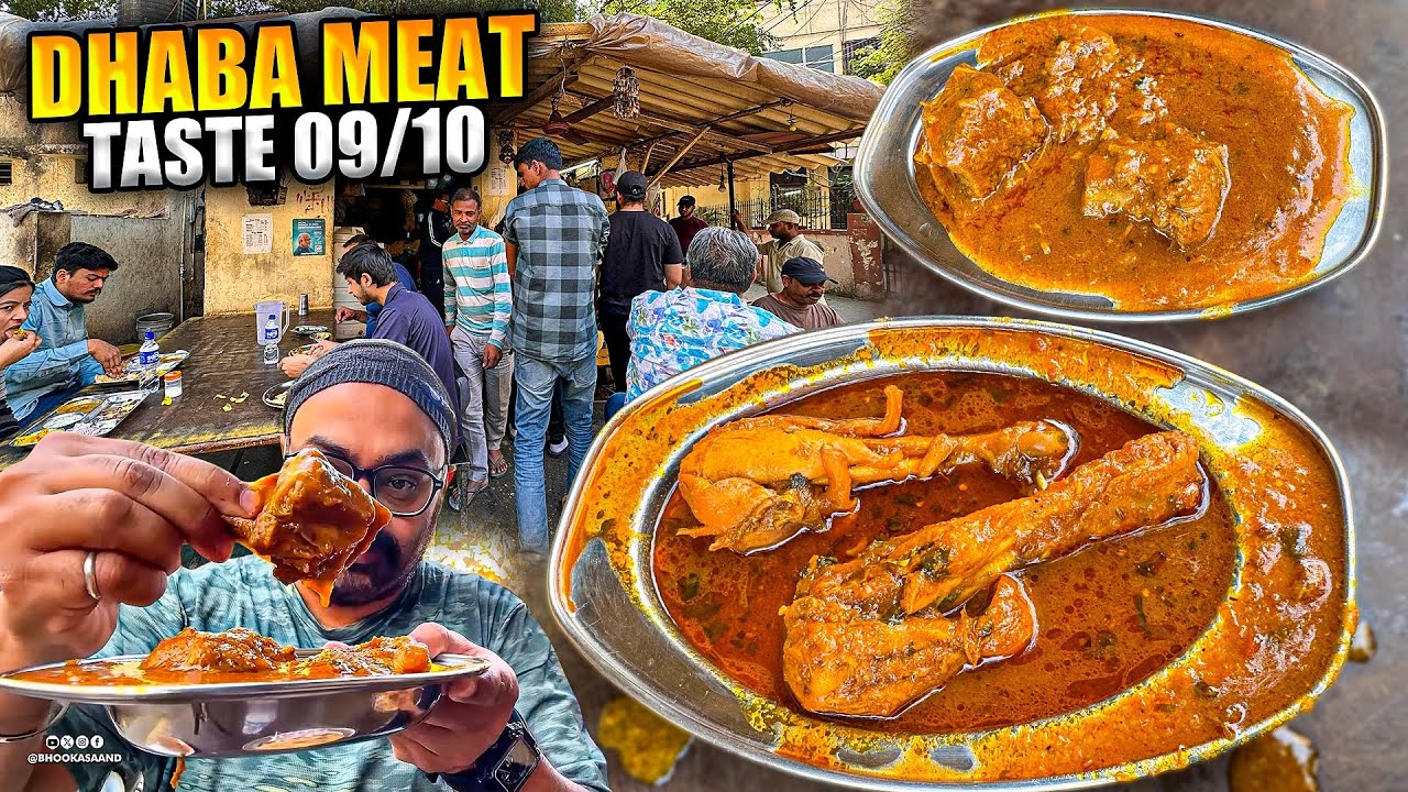 В кафе Chota Sa Dhaba в Нью-Дели подают карри из баранины и курицы.