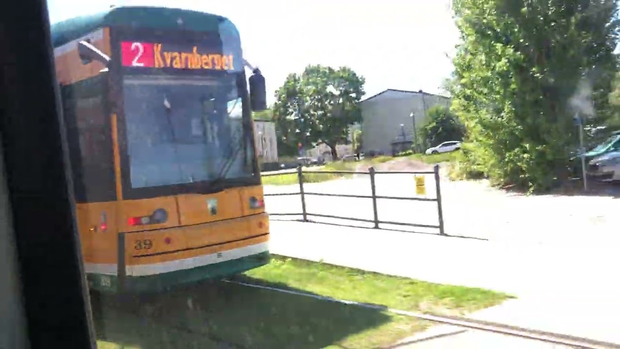 Kvarnberget 🔴 Söder Tull med M06 Spårvagn 40 på Linje 2.