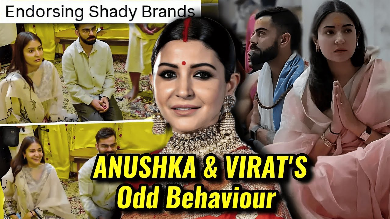 ANUSHKA & VIRAT PRETENDING TO FOLLOW THE TEACHINGS OF PREMANAND MAHARAJ