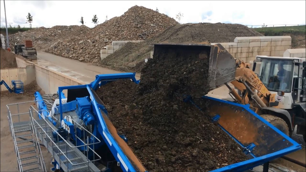 Fortgeschrittene Baustoff  und Aushubrecyclingsysteme von CDE Global