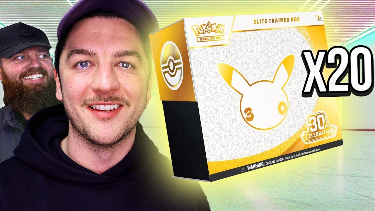 Я открыл 180 бустеров Pokemon в честь 30-летия...