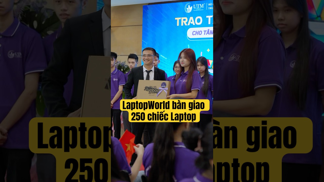 Trường người ta TẶNG sinh vi&ecirc;n Laptop MIỄN PH&Iacute; 😎 #laptopworld