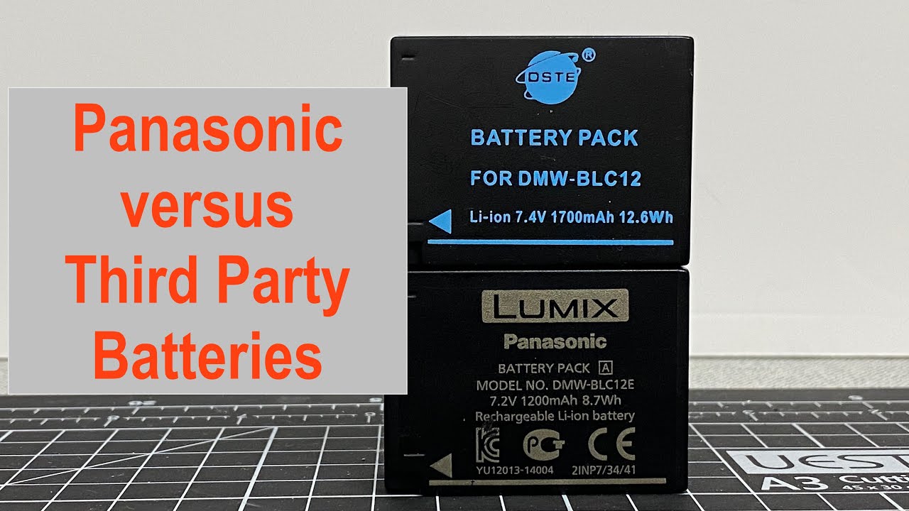 Comparing Panasonic to Third Party Batteries