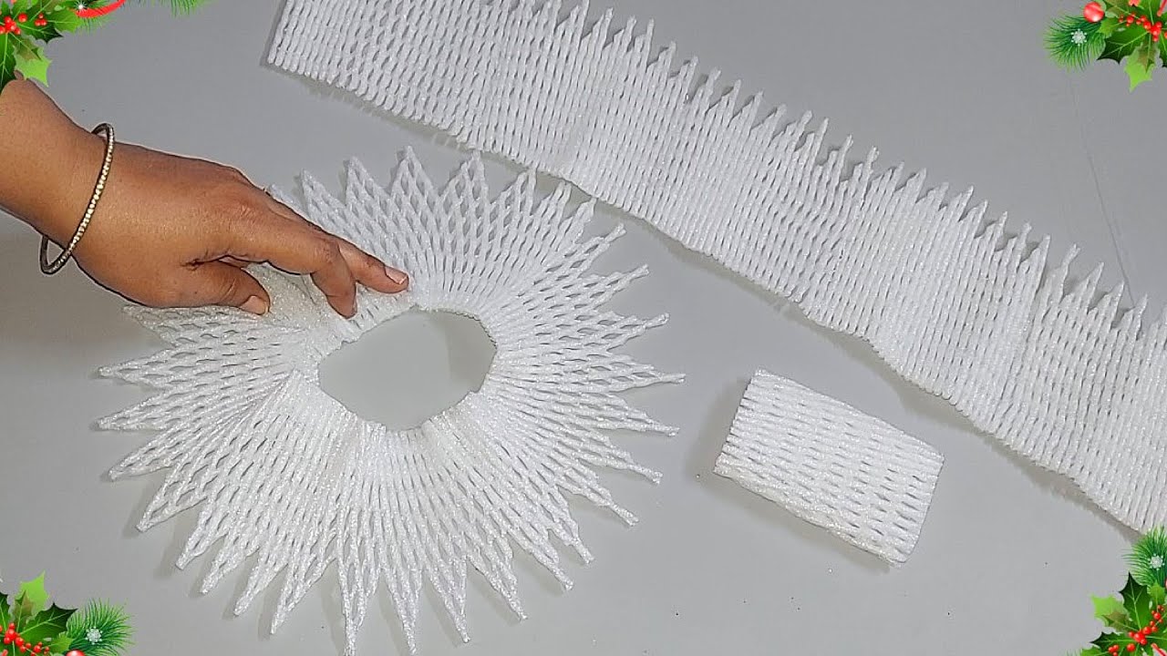 DIY Economical craft idea from Fruit Foam Net | DIY Best out waste  craft idea