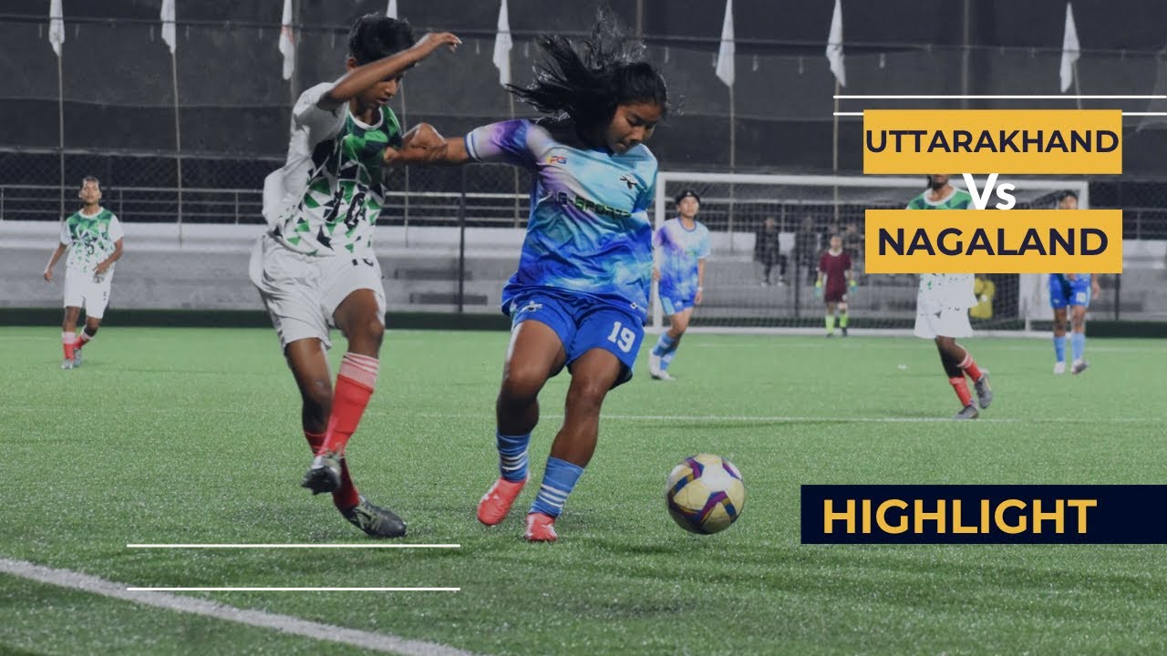 Nagaland 🆚 Uttrakhand / Highlight / Dr. T. Ao Junior Girl's National Football Championship 2024-26.