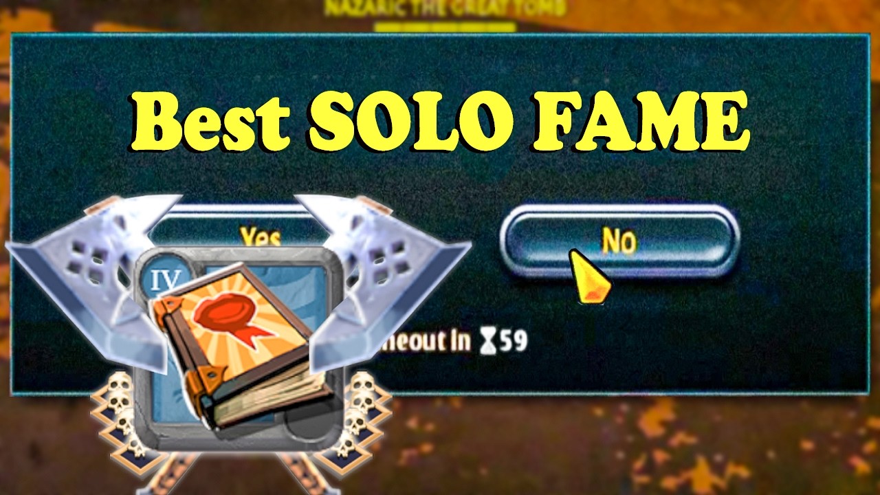 Самая быстрая соло-ферма славы в Albion Online 2025 (Гайд по двуручной секире в Черной зоне)