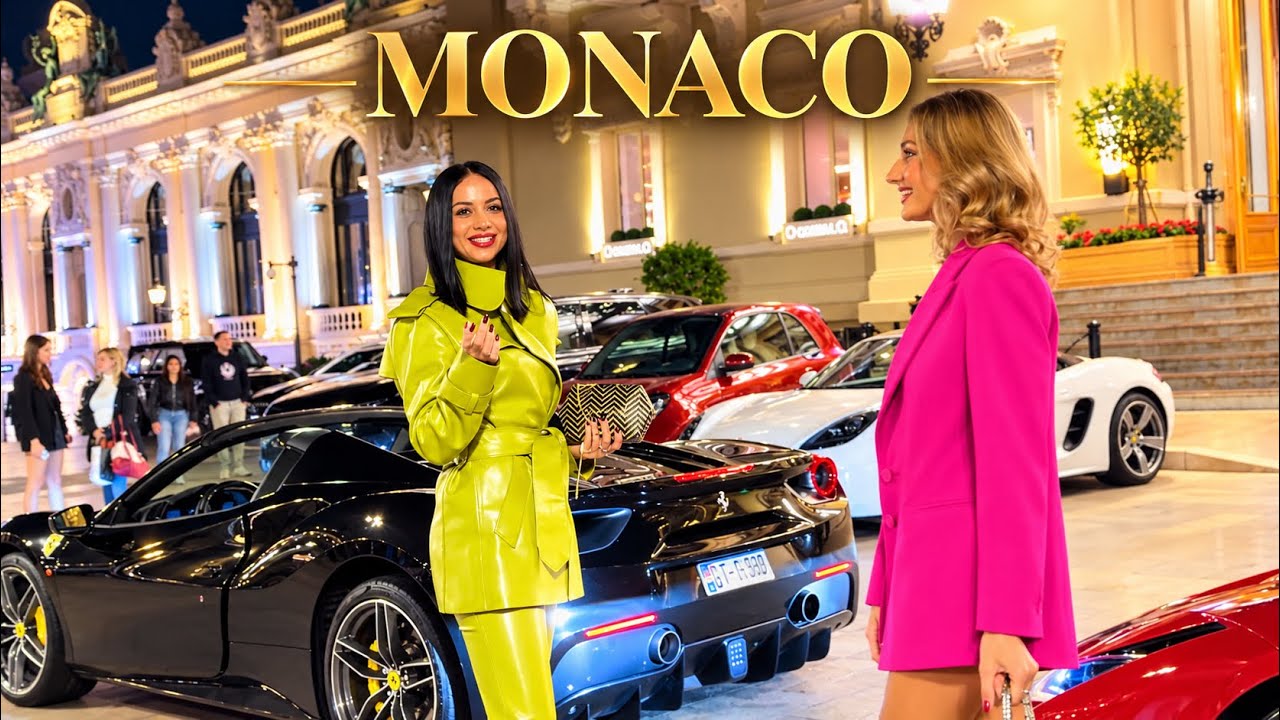 MONACO NIGHTLIFE & BEAUTIFUL LADIES 💞#monaco #billionaire #supercars #nightlife 