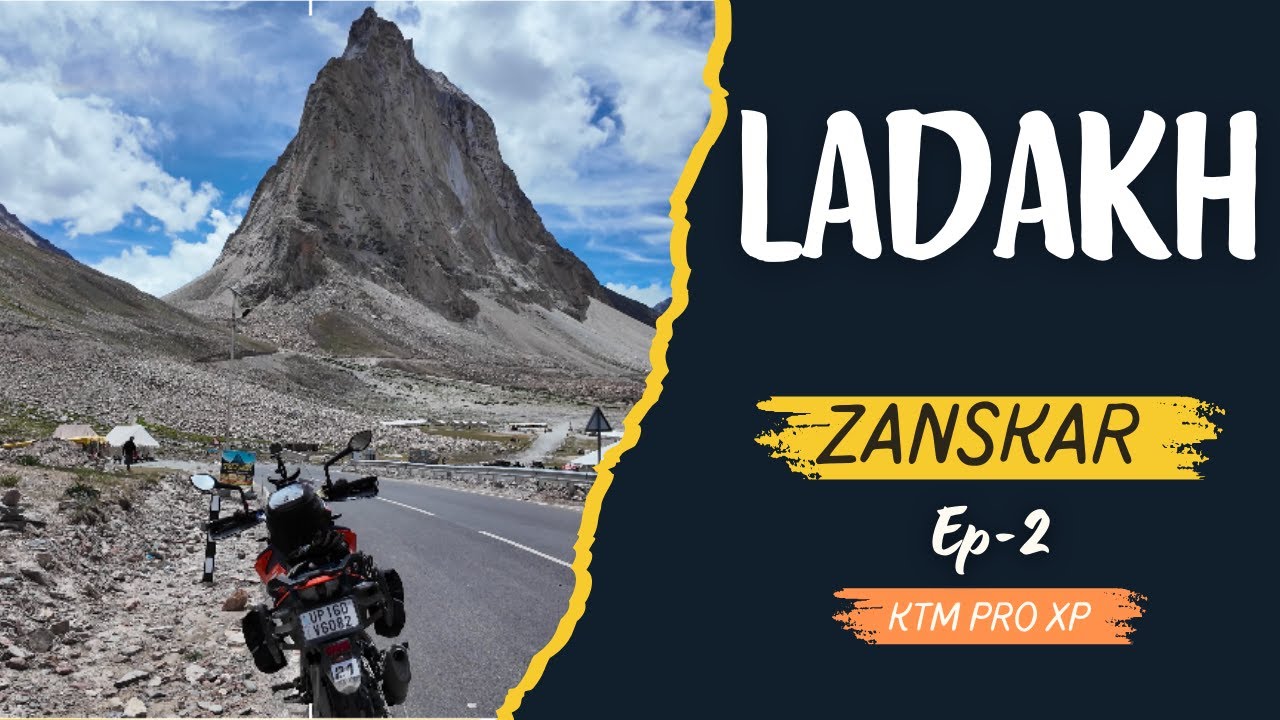 Ladakh Bike Trip Ep.2  KTM PROXP Adventure 390 Shinku La Pass, Gonbo Rangjan, Padum, Zanskar