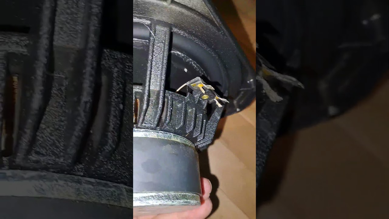 Prodigm głośnik niskotonowy 16 cm po wymianie zawieszenia