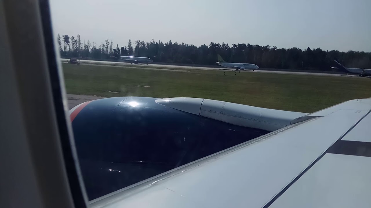 Красивый взлет Boeing 777 Аэрофлот