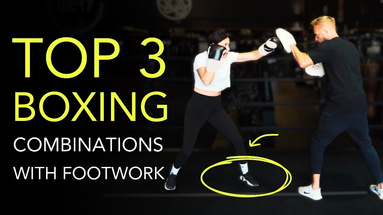 Top 3 BOXING Combinations with Footwork Drills