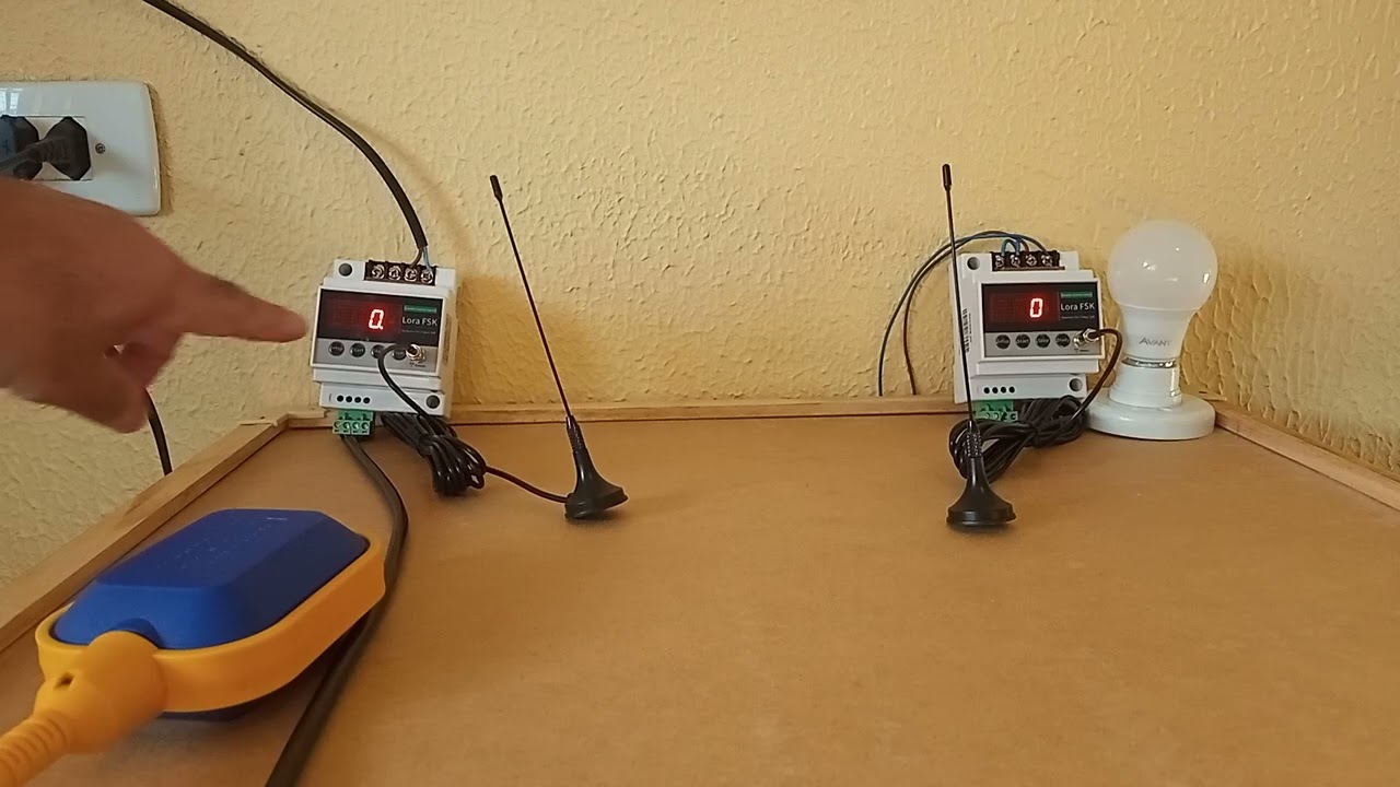 sistema LORA Boia Eletrica sem fio para reservatório de água a longa distância até 3000m