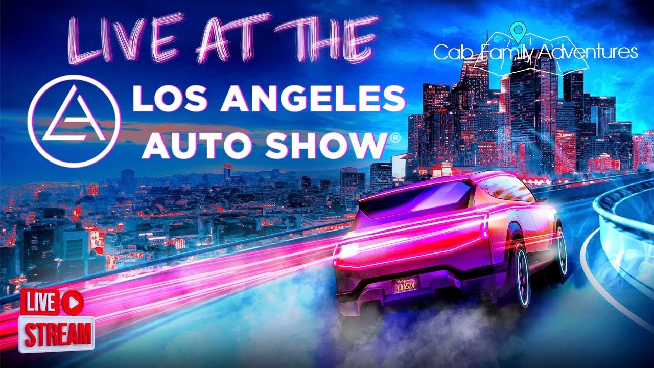 🔴 LIVE at 2024 LA AUTO SHOW! Exhibits Walkthrough! Saturday Nite! Los Angeles Convention Center!🏎️🚗🏁
