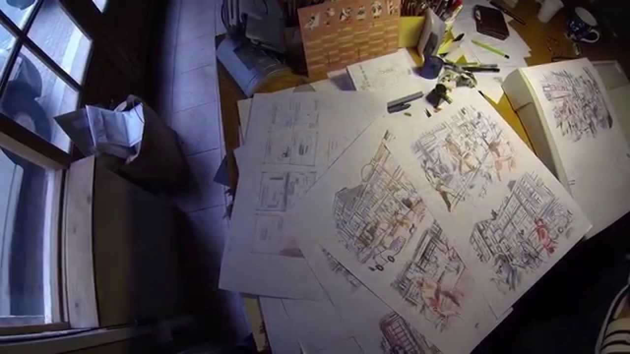 La BD en groupe à l'atelier Flambant Neuf