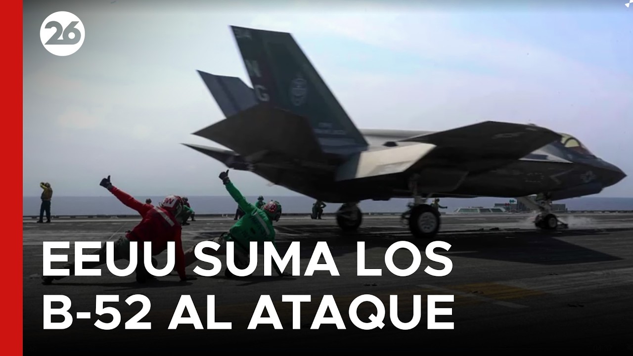 🚨 MÁXIMA TENSIÓN | EEUU incorpora al bombardero B-52 al conflicto con Irán