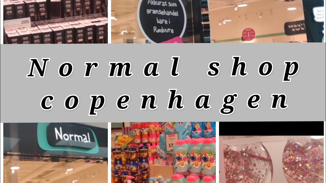 what is inside Normal shop copenhagen denmark.