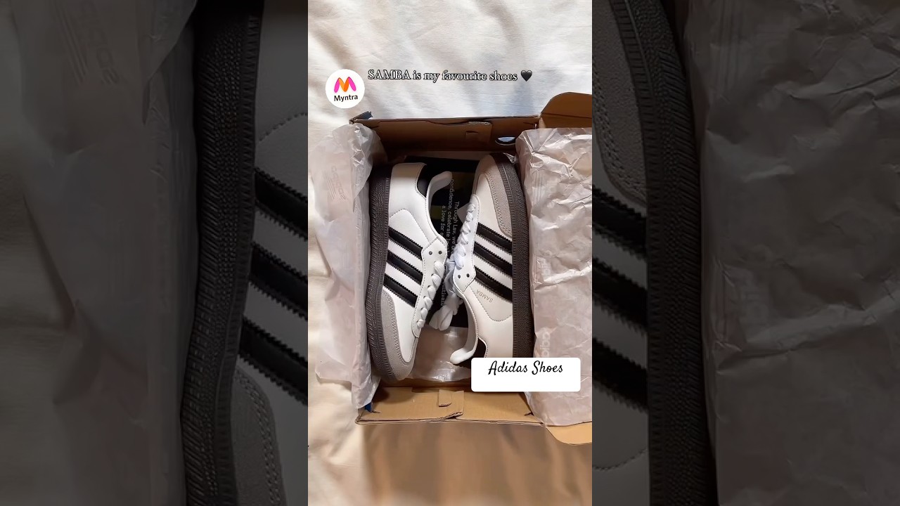 Adidas Samba Shoes Unboxing | Adidas Shoes for Women | Myntra Shoes #myntra #adidas