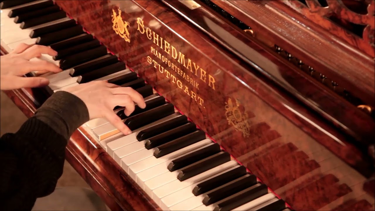 Piano Comparison: Listen to Debussy Arabesque on this Restored, Antique Schiedmayer Grand Piano