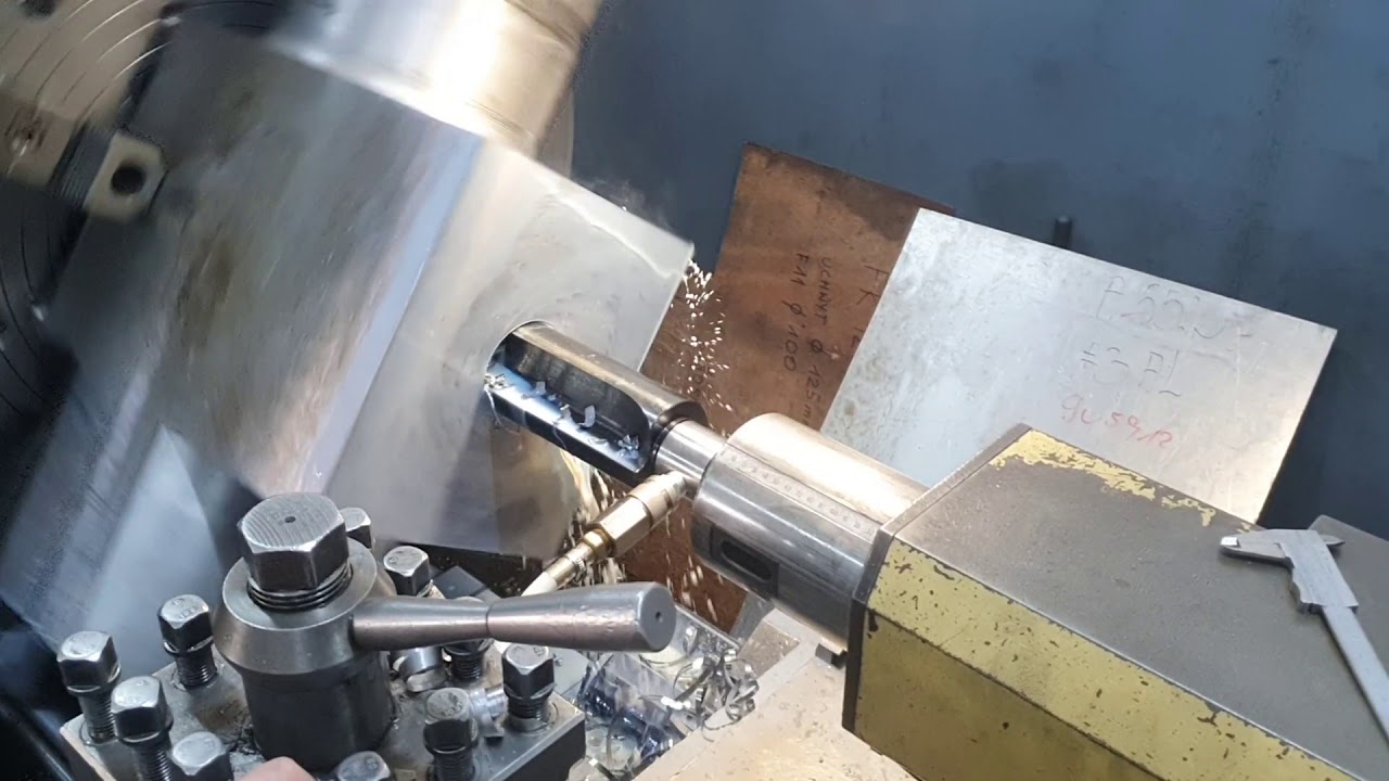Wiercenie komina tr&oacute;jnika 16Mo3 wiertło pilot fi90 | Pilot DN90 drilling of the tee chimney | S2E37