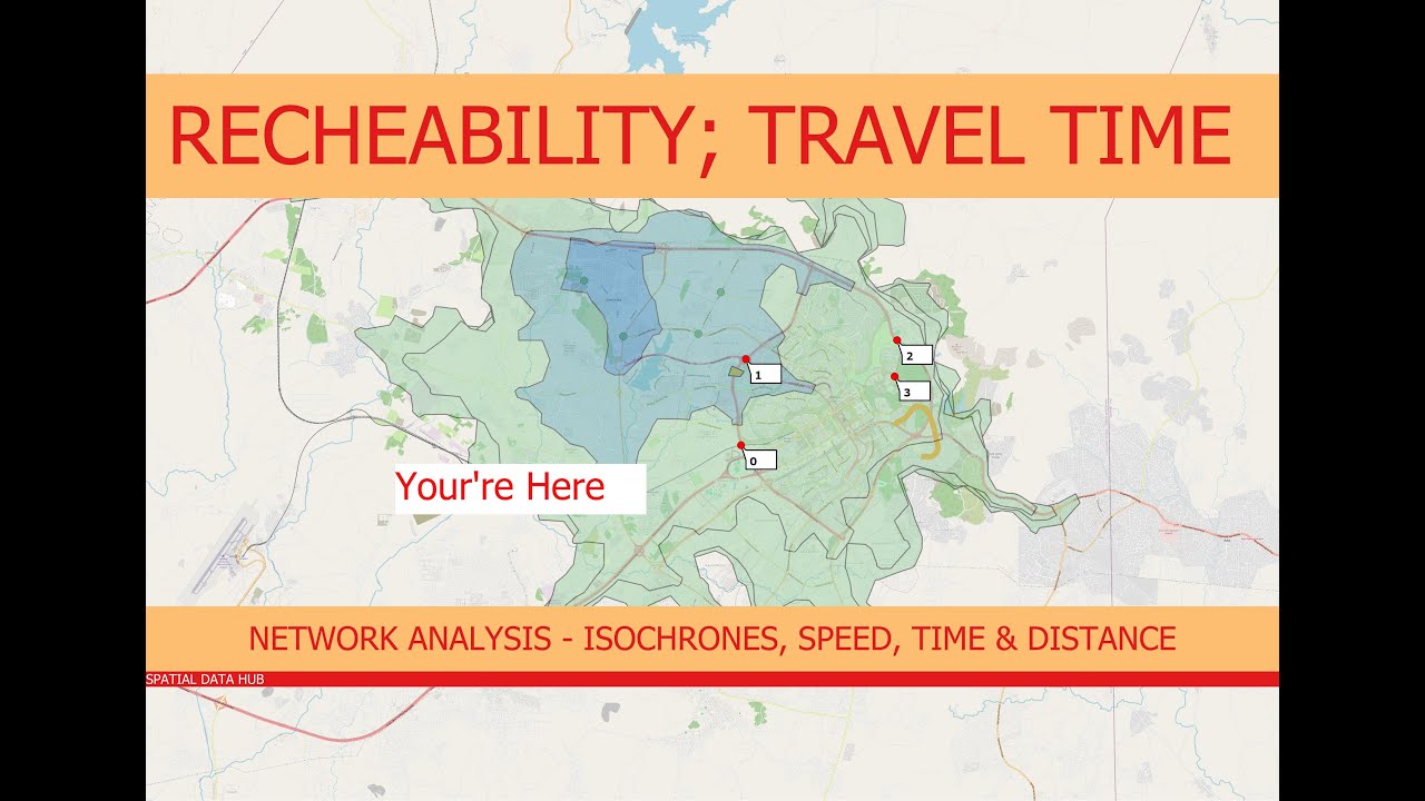 Как рассчитать достижимость (изохроны) и время в пути с помощью инструментов ORS