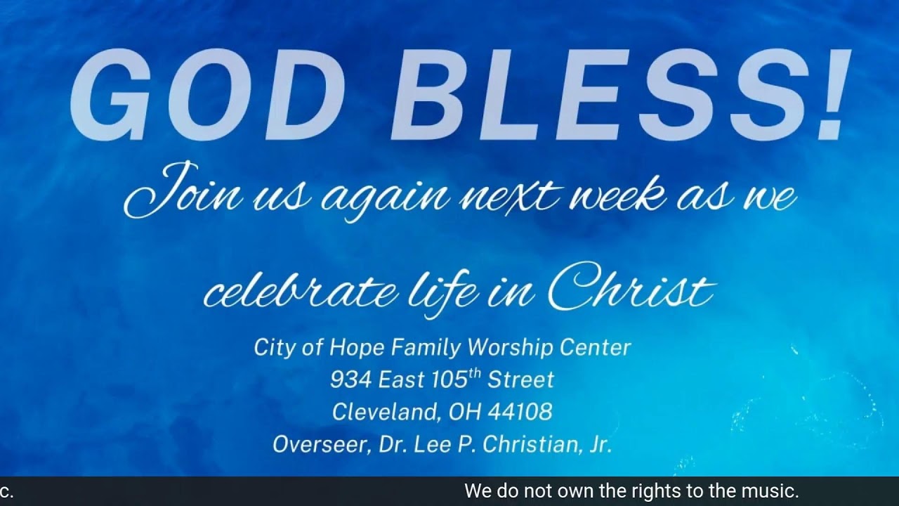 Midweek Bible Study with Dr. Lee P. Christian, Jr.