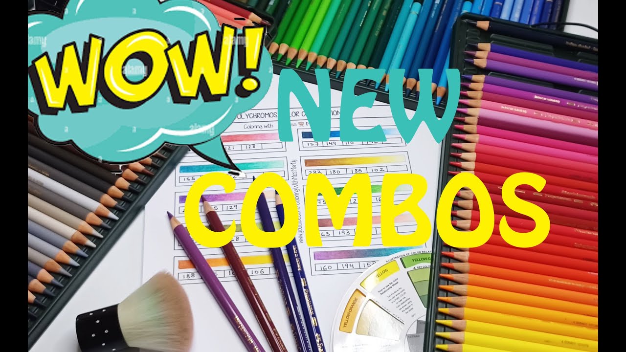 NEW COMBO IDEAS! with POLYCHROMOS Colored Pencils