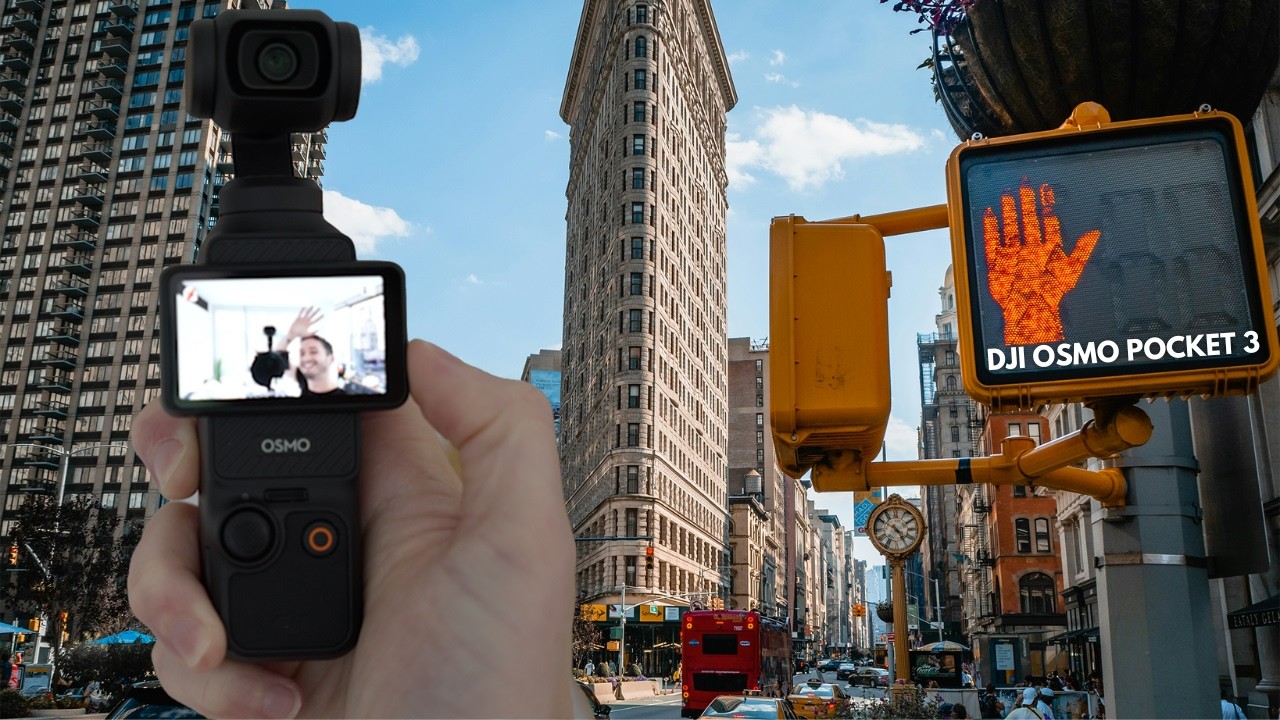 Тестирование DJI Osmo Pocket 3 в Нью-Йорке | Никогда не расстаюсь с сумкой для фотоаппарата