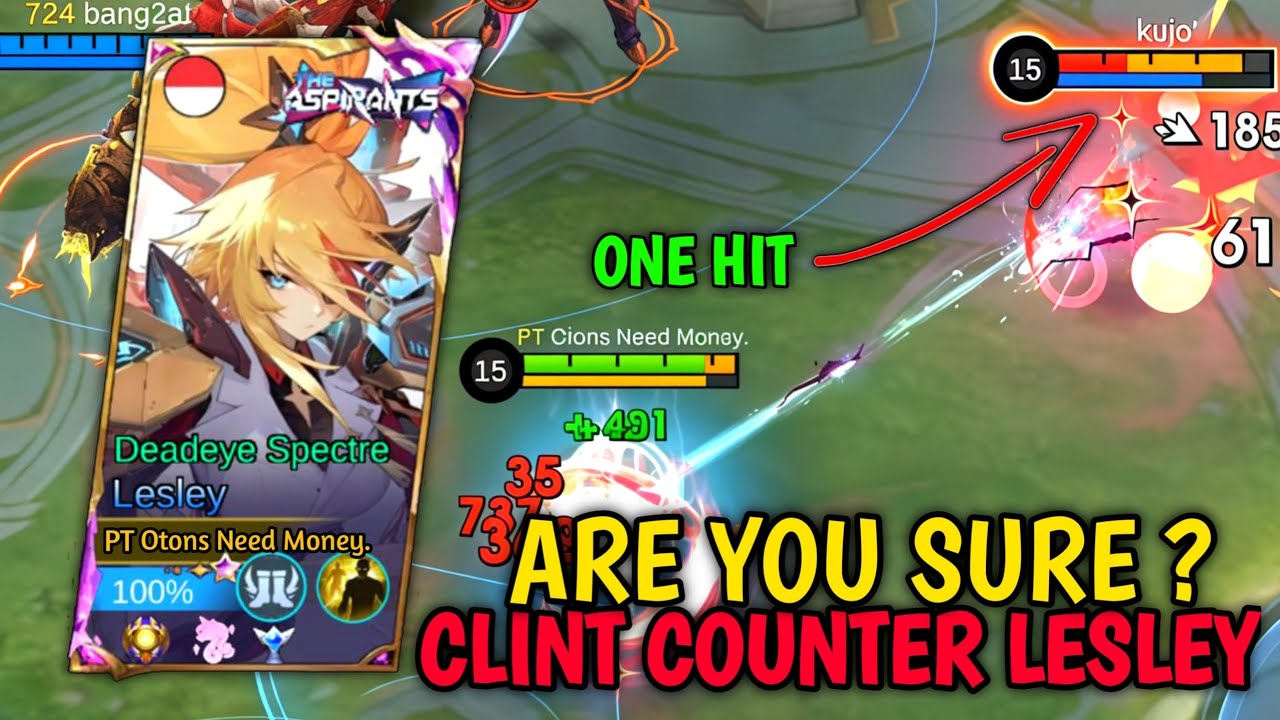 Lesley Lawan Clint? Gini Cara Ngalahinnya di Laning Phase!