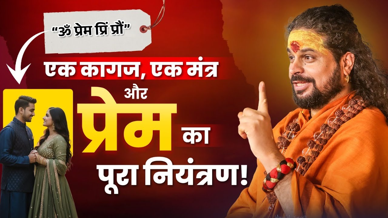एक काग़ज़, एक मंत्र और प्रेम का पूरा नियंत्रण! #loveproblem #acharyasatishawasthi