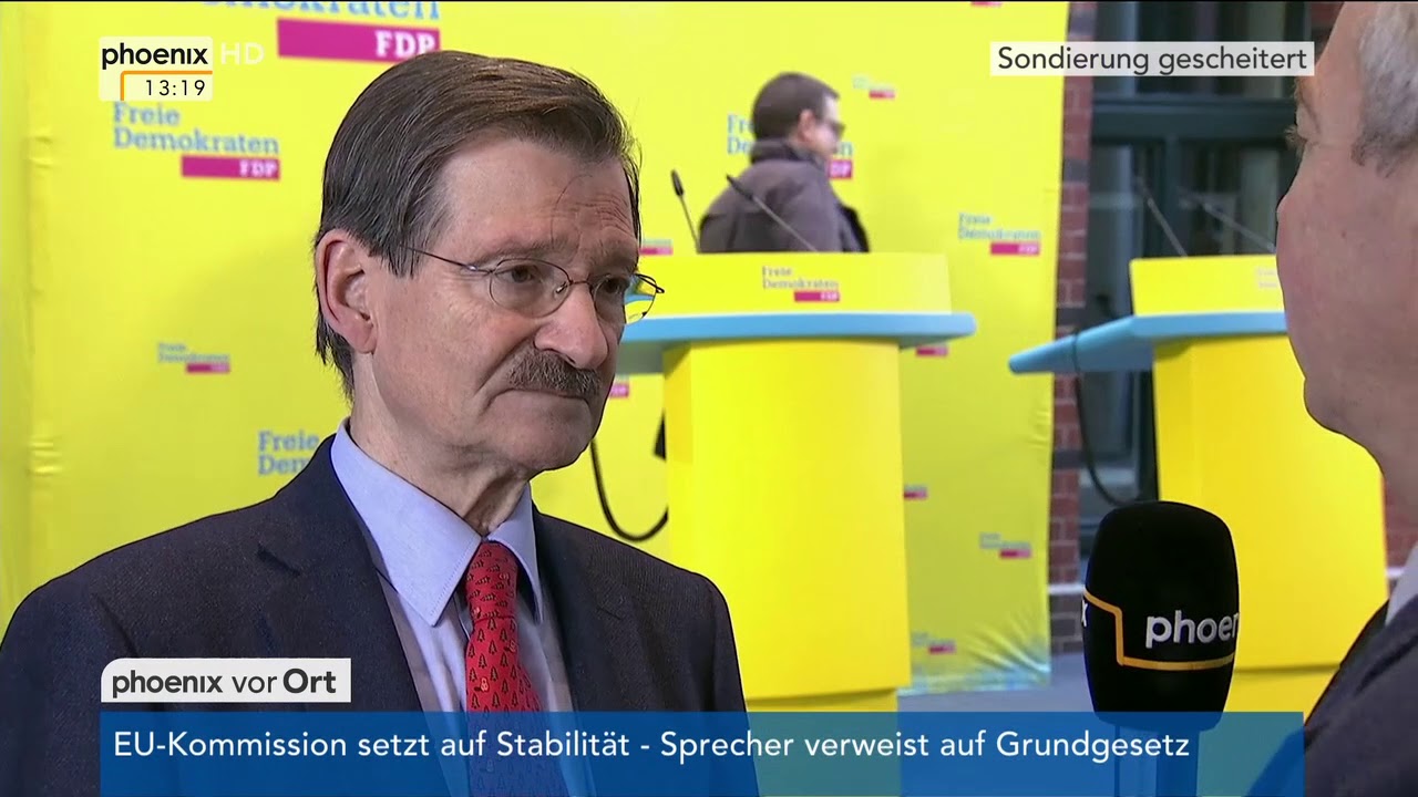 Hermann Otto Solms zu den Gründen für den Abbruch der Sondierungsgespräche