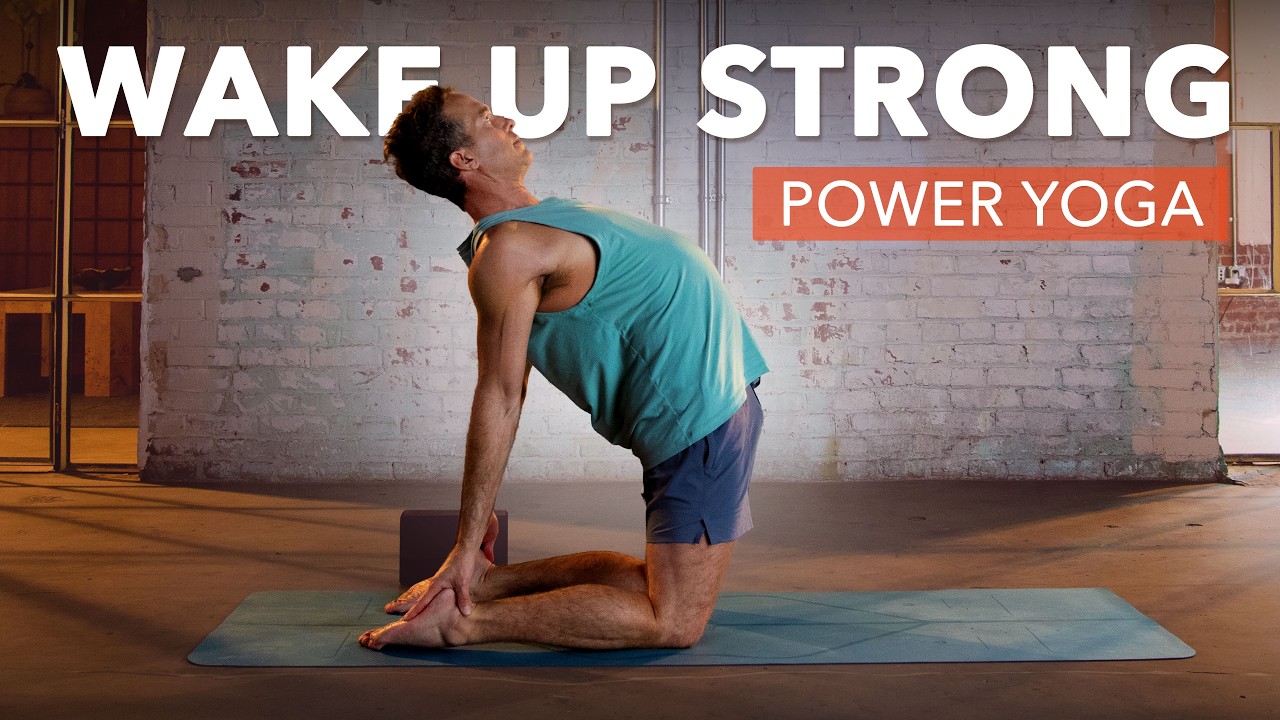20 Min Morning Power Yoga | Wake Up Strong