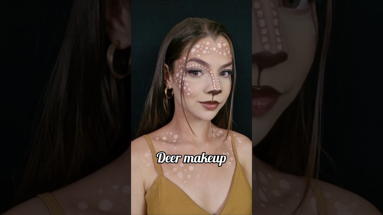 deer makeup tutorial pro natal 🎄