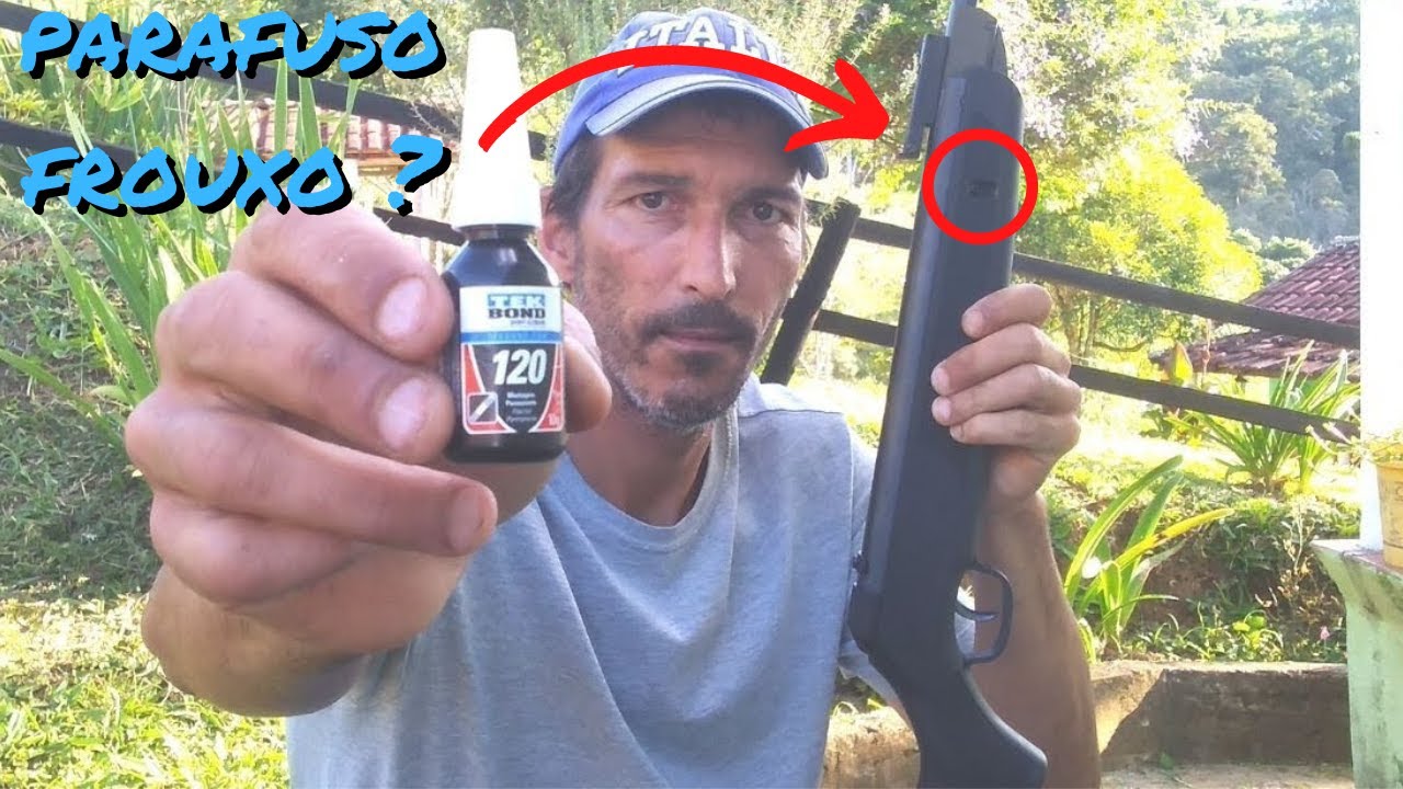 Carabina com parafusos frouxos nunca mais . Resolva fácil fácil !!!