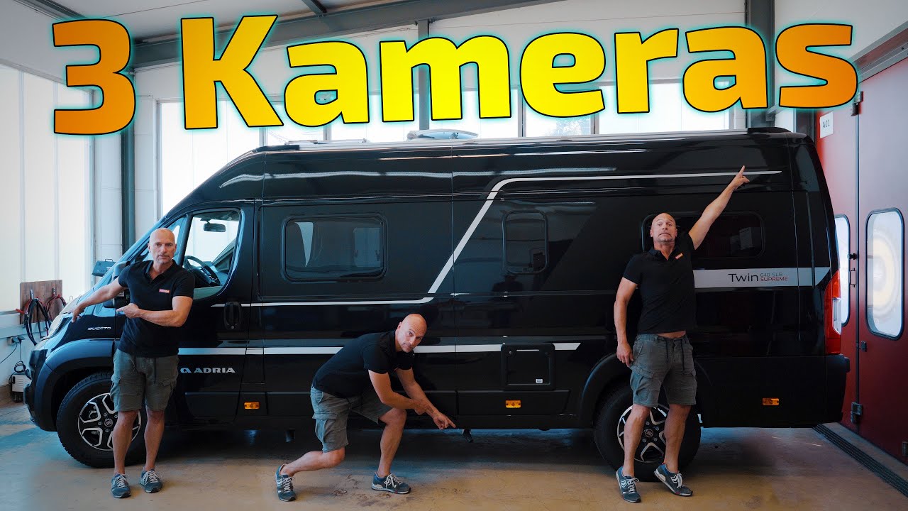 Rückfahrkamera, Frontkamera und Abwasser-Kamera einbauen | Fiat Ducato
