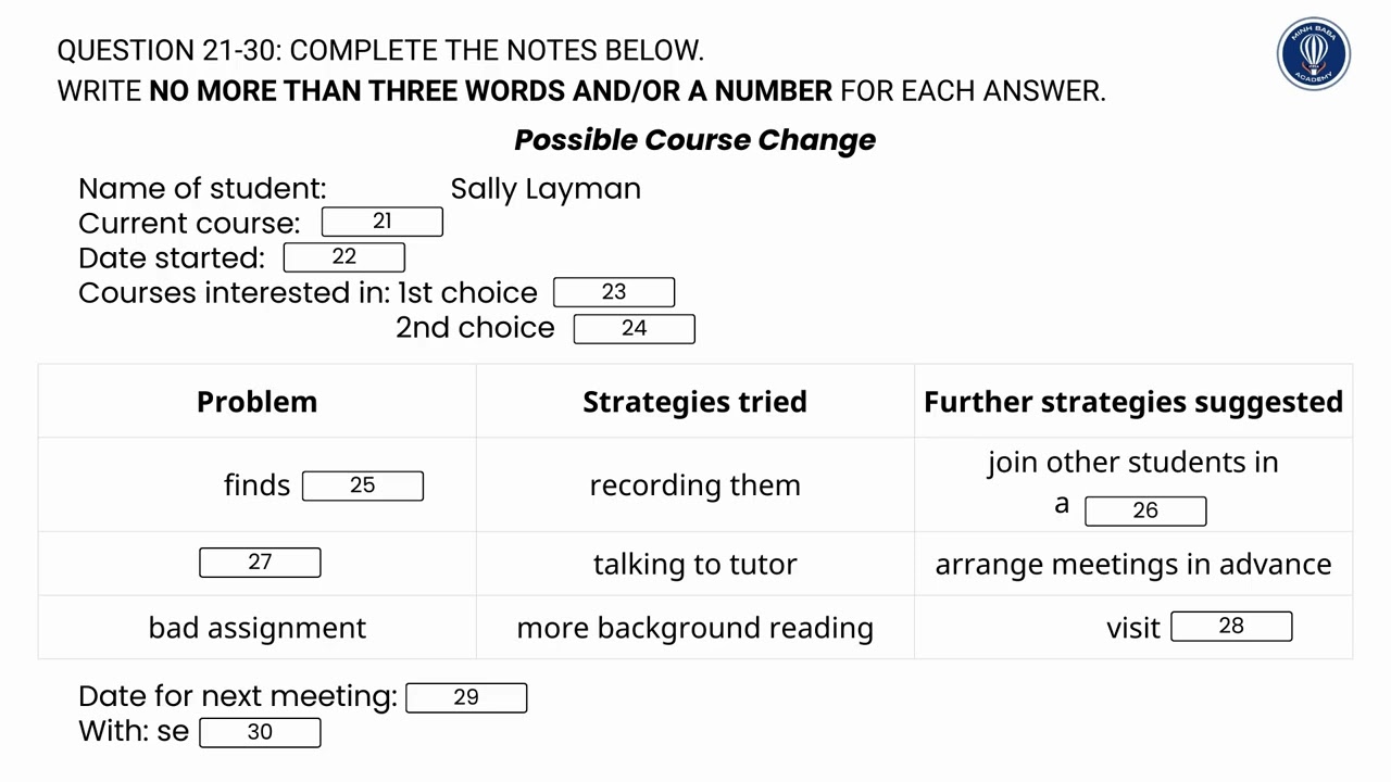 [VOL 8] IELTS Listening Test 4