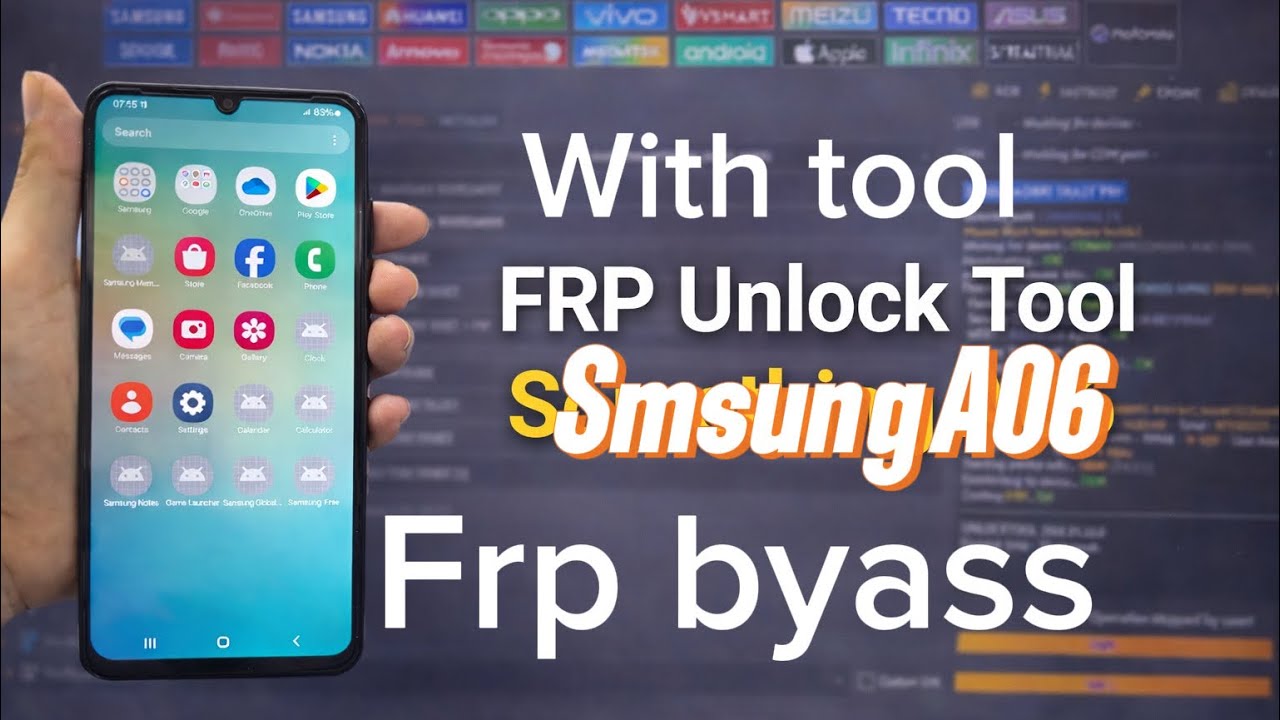 Samsaung A06 frp with unlock tool 