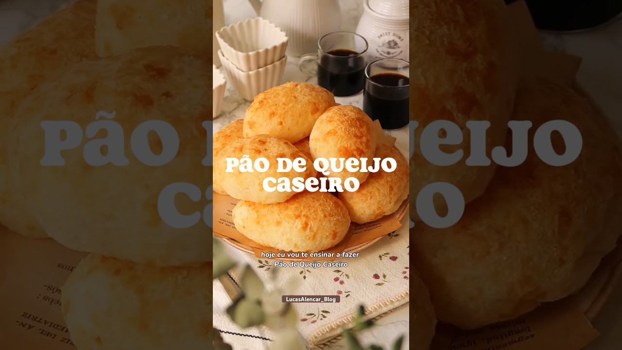 P&Atilde;O DE QUEIJO CASEIRO E F&Aacute;CIL! RECEITA R&Aacute;PIDA #receita #paodequeijo