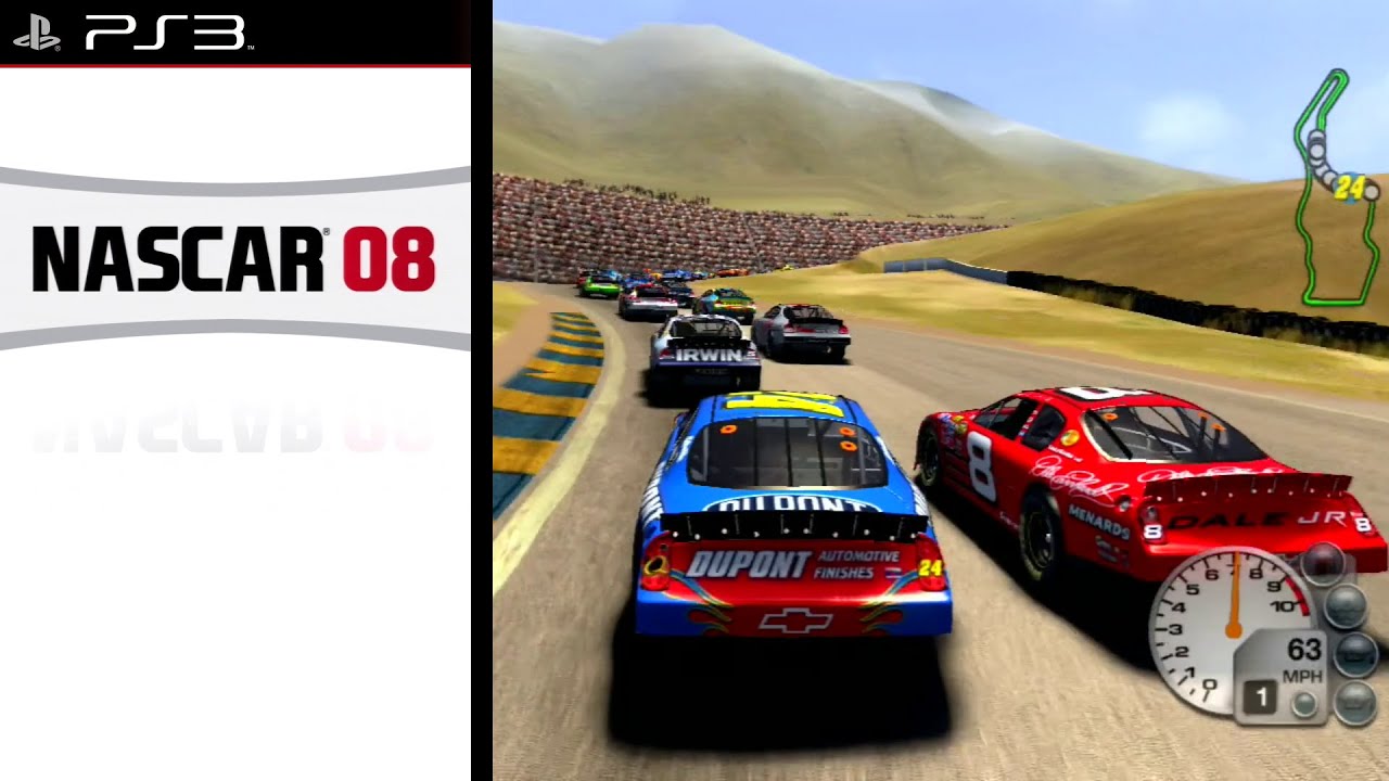 NASCAR 08 ... (PS3) Gameplay
